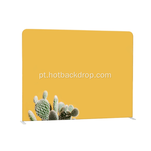 Paisagem Personalizada Full Full Color Gold Booth Backdrop